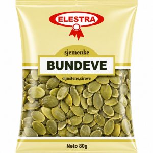 OLJUŠTENE SIROVE SJEMENKE BUNDAVE 80g
