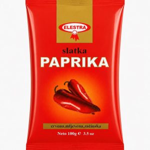 PAPRIKA SLATKA, CRVENA, MLJEVENA, ZAČINSKA 100g