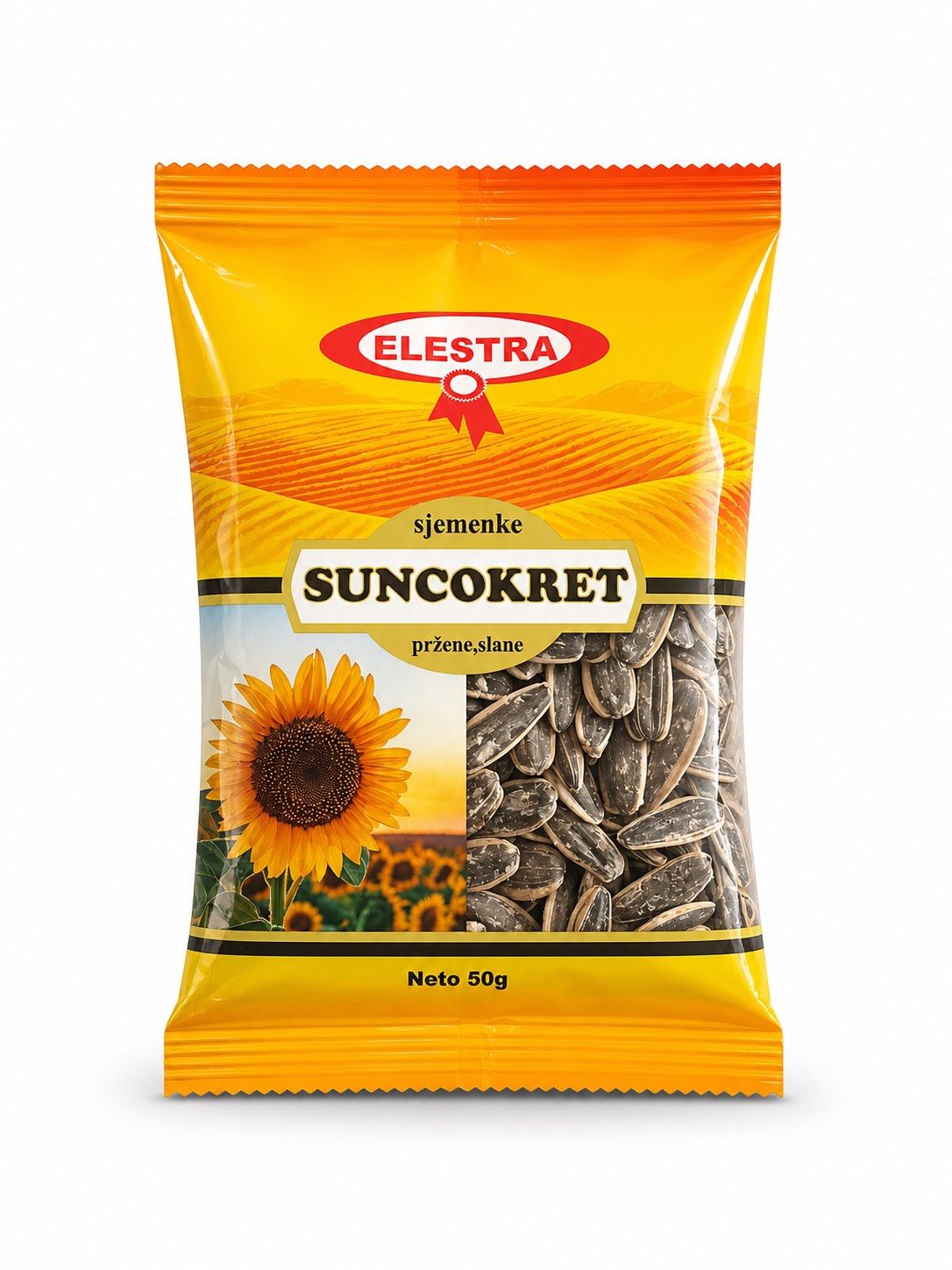 SUNCOKRET U LJUSCI, PRŽENI, SLANI 50g